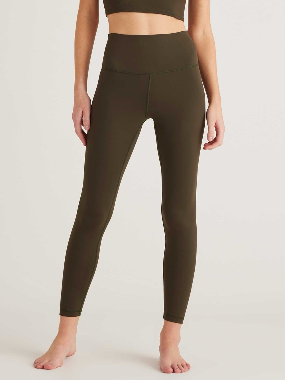 Quince Olive High-Rise Olive Leggings